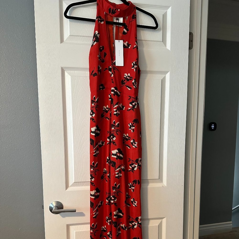 the room by ark & co Red Jumpsuit never worn, still has tags